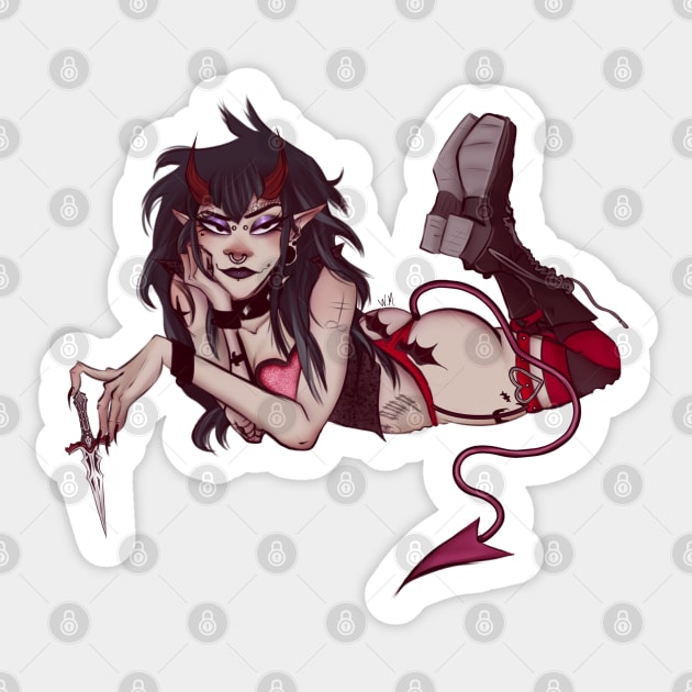 Valentine Sticker by Witchymorgue